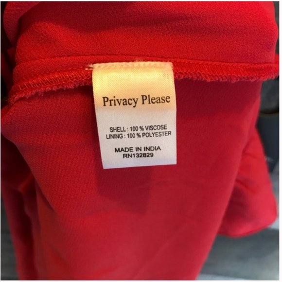 NWT Privacy Please June Ruffle Wrap Dress Sz M - Picture 6 of 6